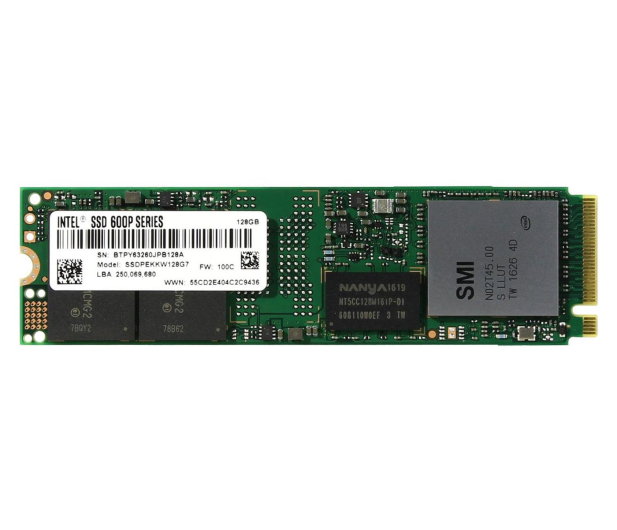 Intel 128GB SATA SSD Seria 600p M.2 2280 - 334479 - zdjęcie